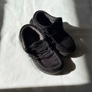 Hey Dude Kids Black Knit Sneakers